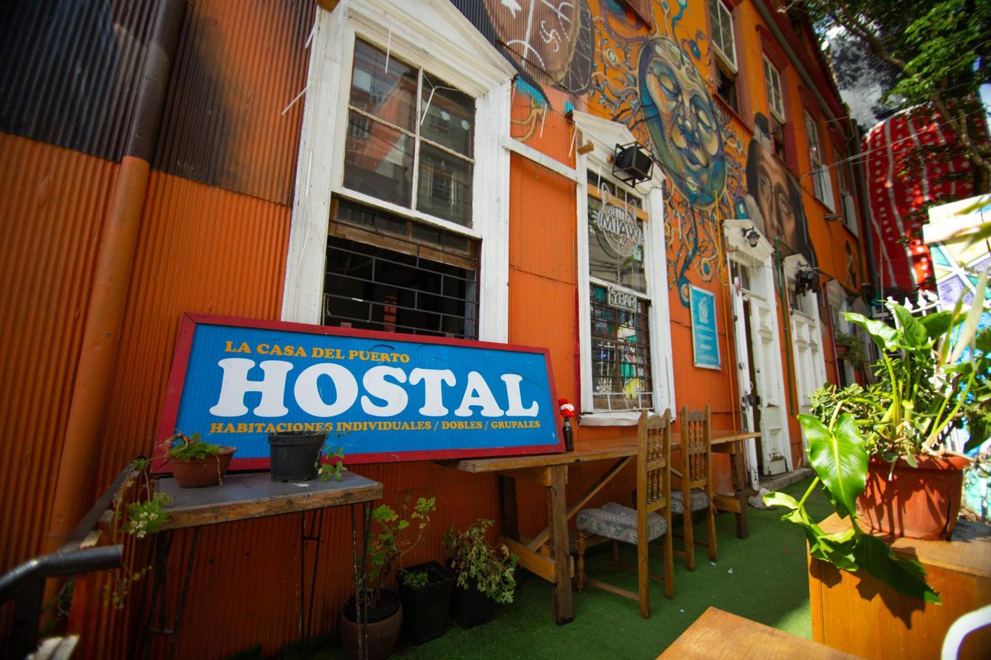Hostal La Casa Del Puerto Valparaíso Exterior foto